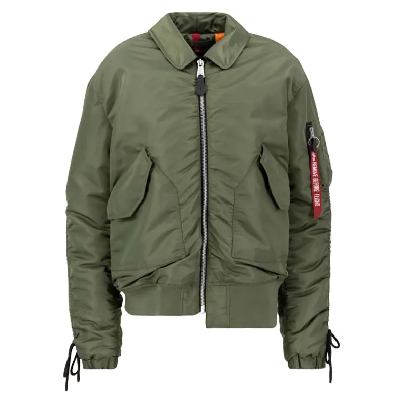 Alpha Industries Damen Bomberjacke CWU MA-1 Bomber TC Wmn sage-green