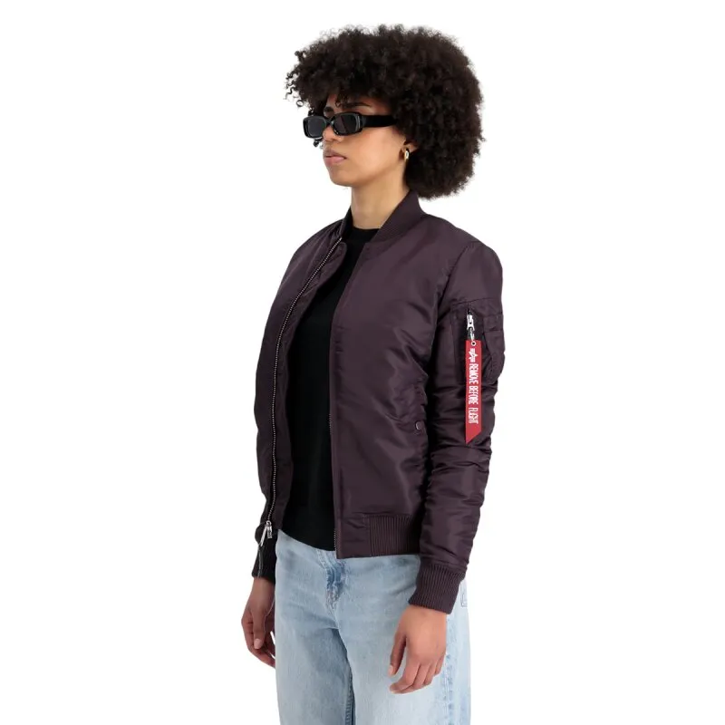 Alpha Industries Damen Bomberjacke MA-1 VF 59 Wmn plum