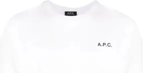 A.P.C.  t-shirt wave white weiß 