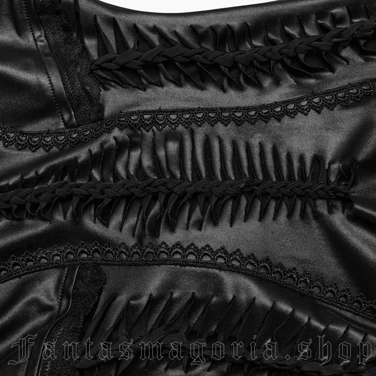 Auffälliges Wet-Look Kleid