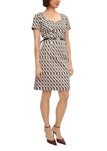 Baumwollkleid Kleid mit Carrée-Ausschnitt