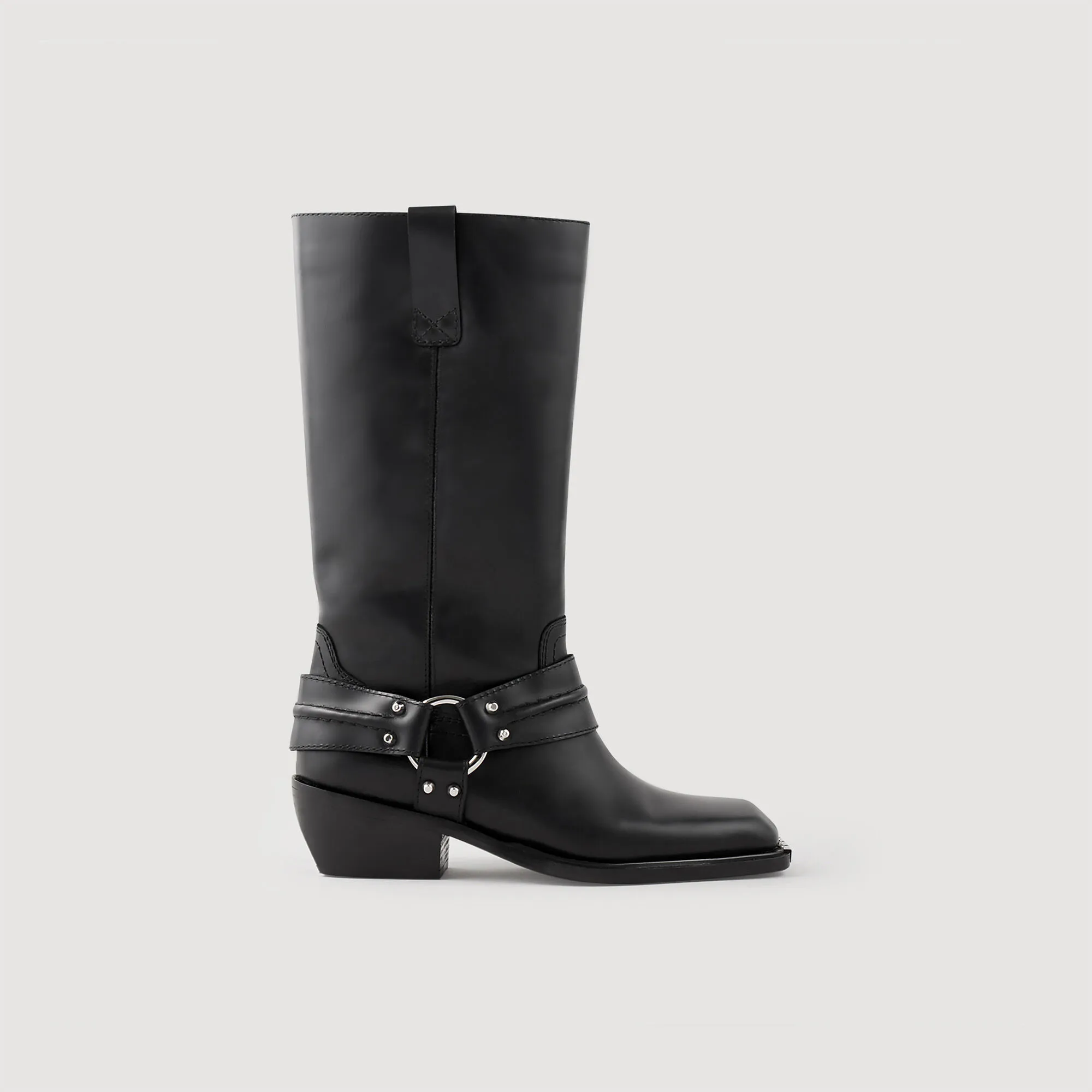 Biker Boots aus Leder
