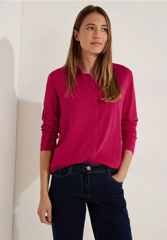 Blusenshirt mit Kragen