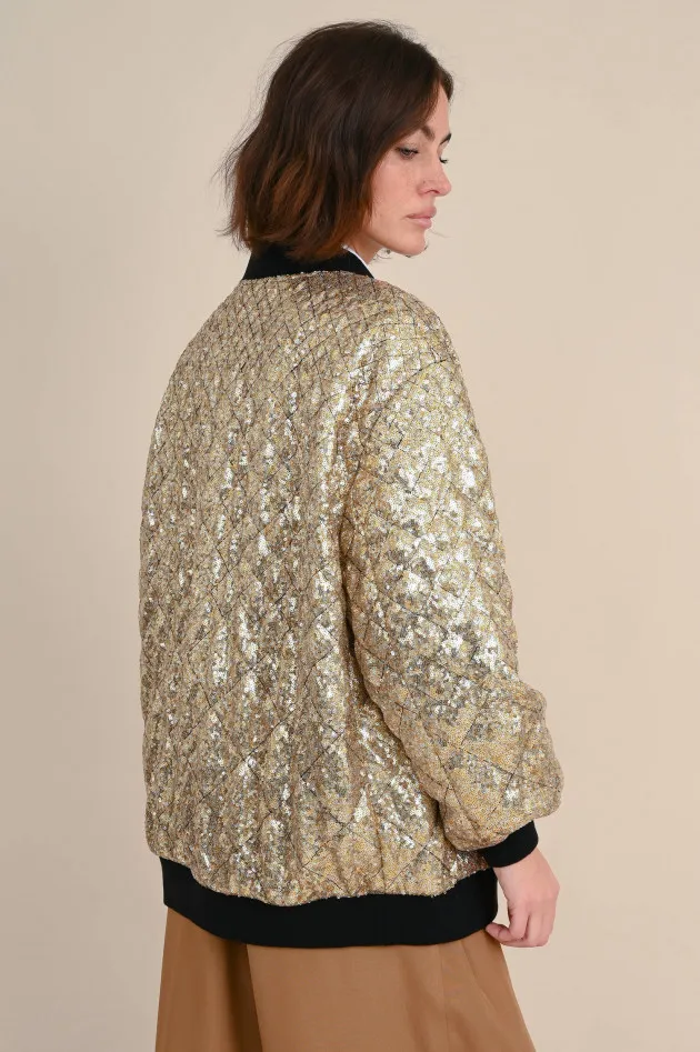 Bomberjacke SHIMMERING ATTRACTION in Gold