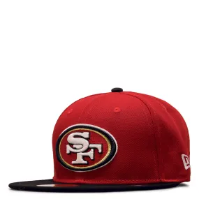 Cap - Side Patch 59 Fifty SAF 49 - Red / Black