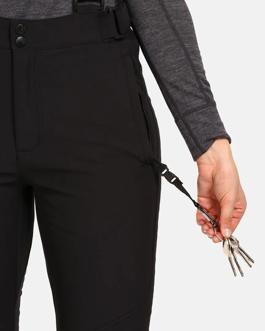 Damen-Softshell-Skihose Kilpi RHEA-W schwarz