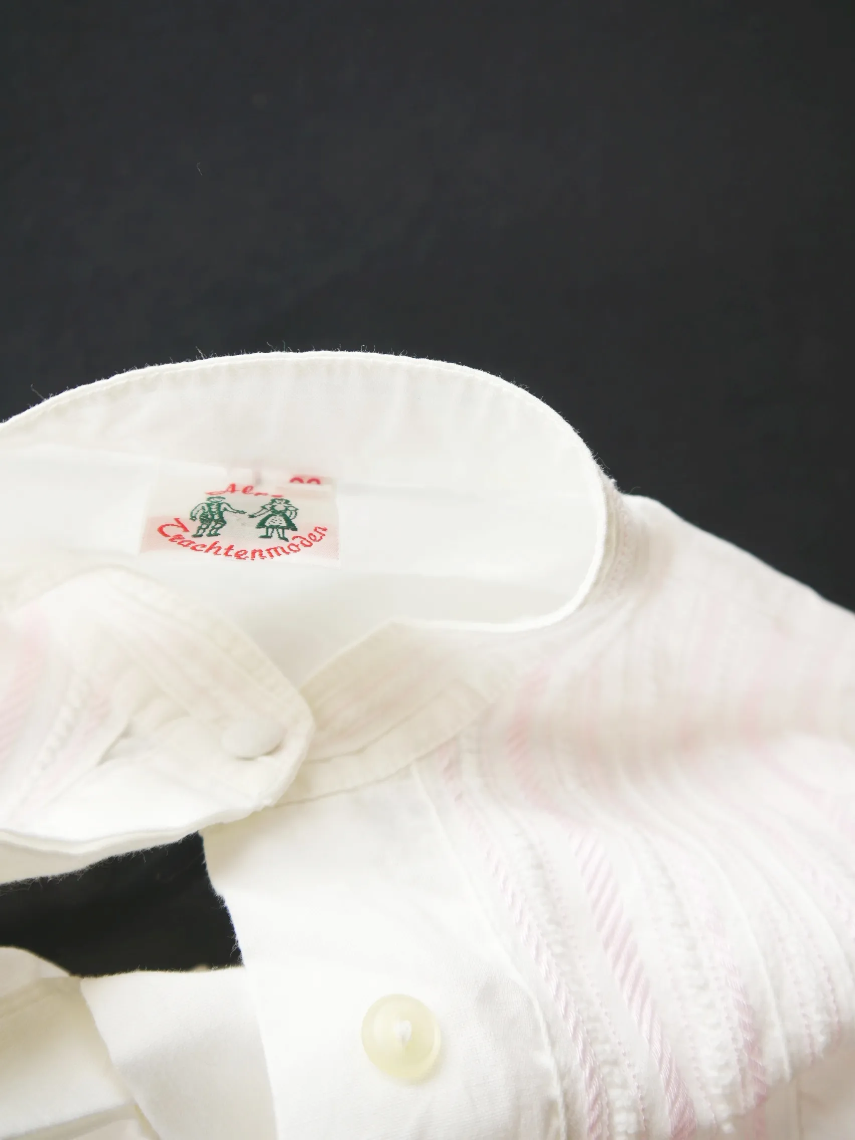 Gr.38 Trachtenbluse weiß Bluse für Dirndl Alpe Baumwolle mit Stickerei TB9414