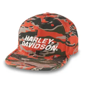 Harley-Davidson Baseball Cap Faster vintage orange