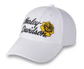 Harley-Davidson Damen Baseball Cap Rose Racer weiß