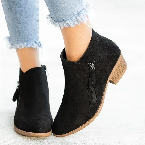 Heidi-Mode | Lässige Stiefeletten mit Reißverschluss