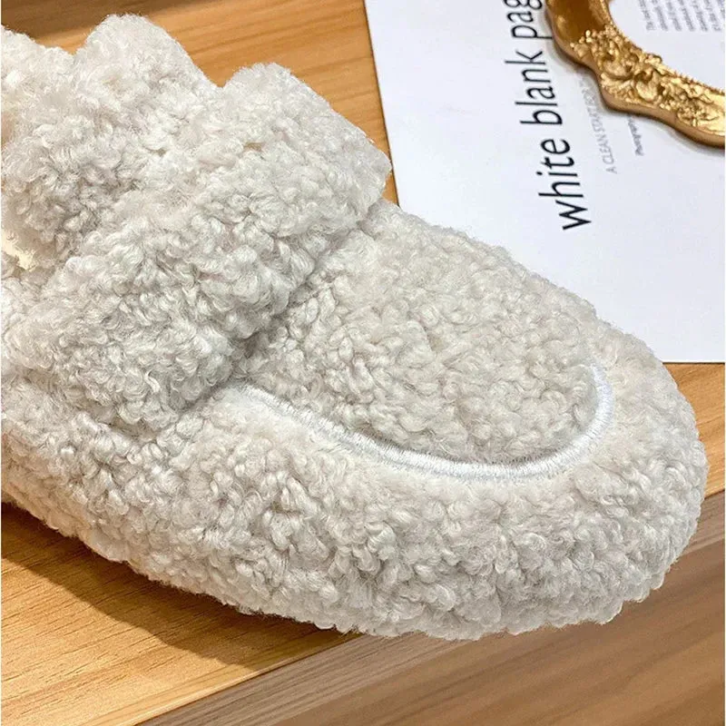 Heidi-Mode | Teddy Slipper Warme Und Bequeme Slipper Für Drinnen Und Draußen