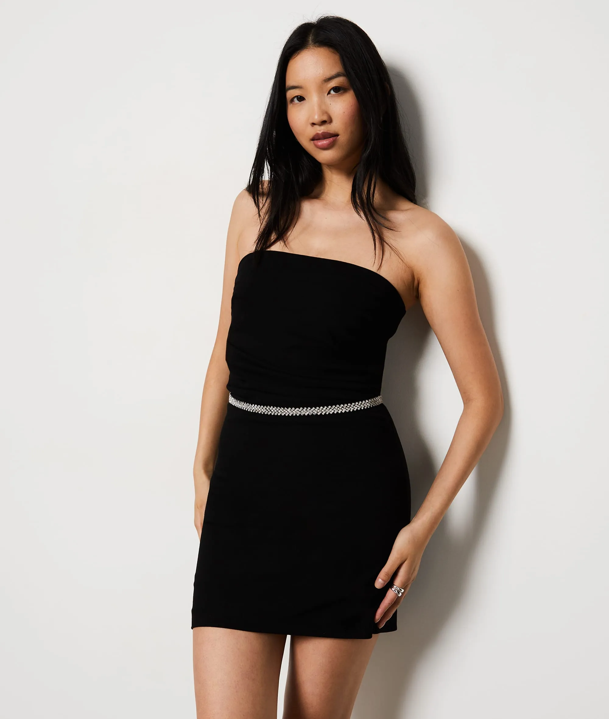 Kurzes enges Kleid VISCOSE