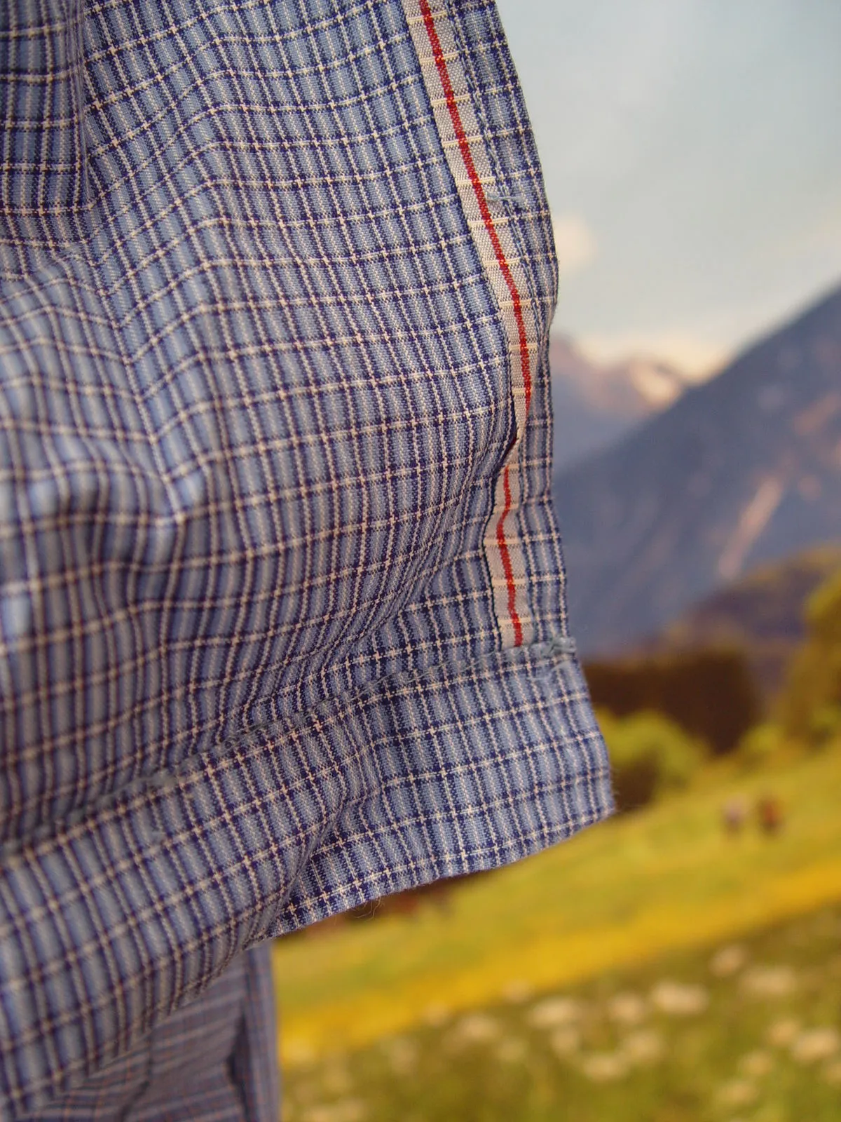 lange Dirndlschürze  mit herrlich kleinem Karo  Dirndl-Schürze  TS1105