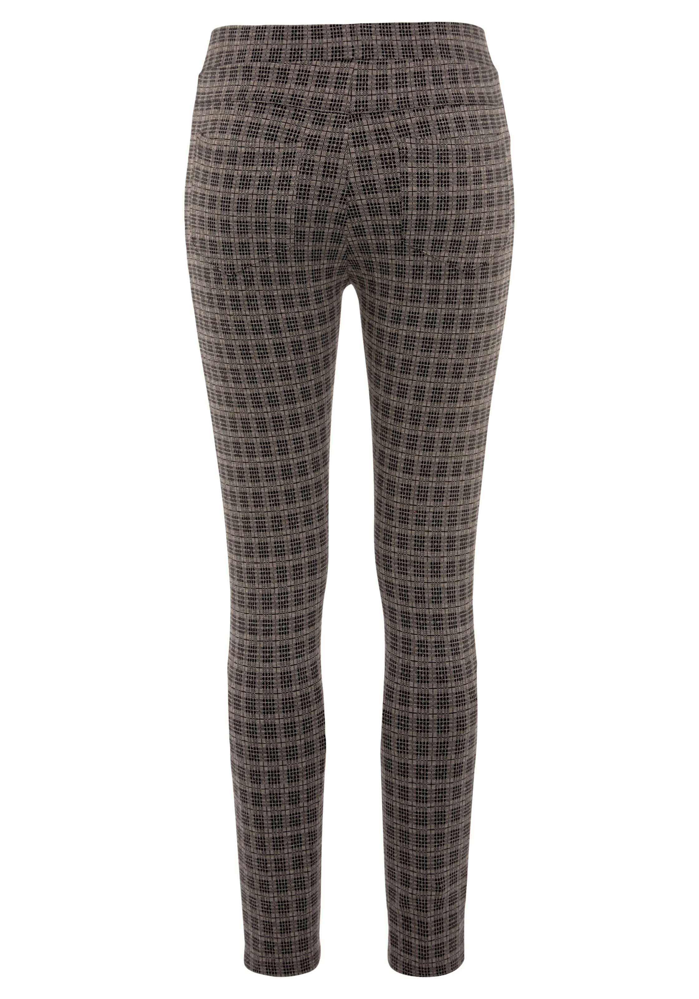 LASCANA Leggings in beige schwarz gemustert