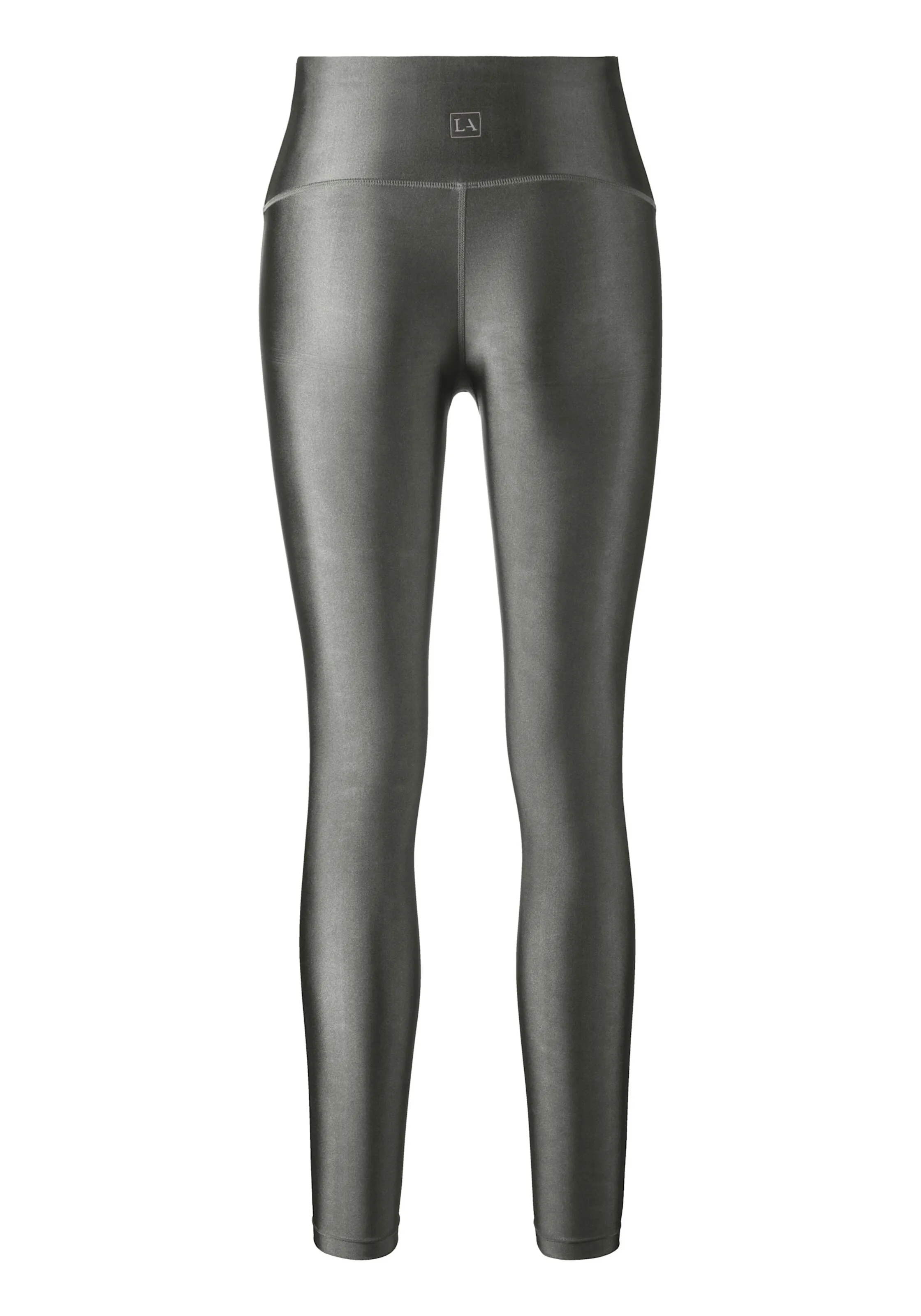 LASCANA Leggings in graugrün, schwarz