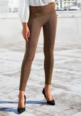 LASCANA Seamless Leggings in gold