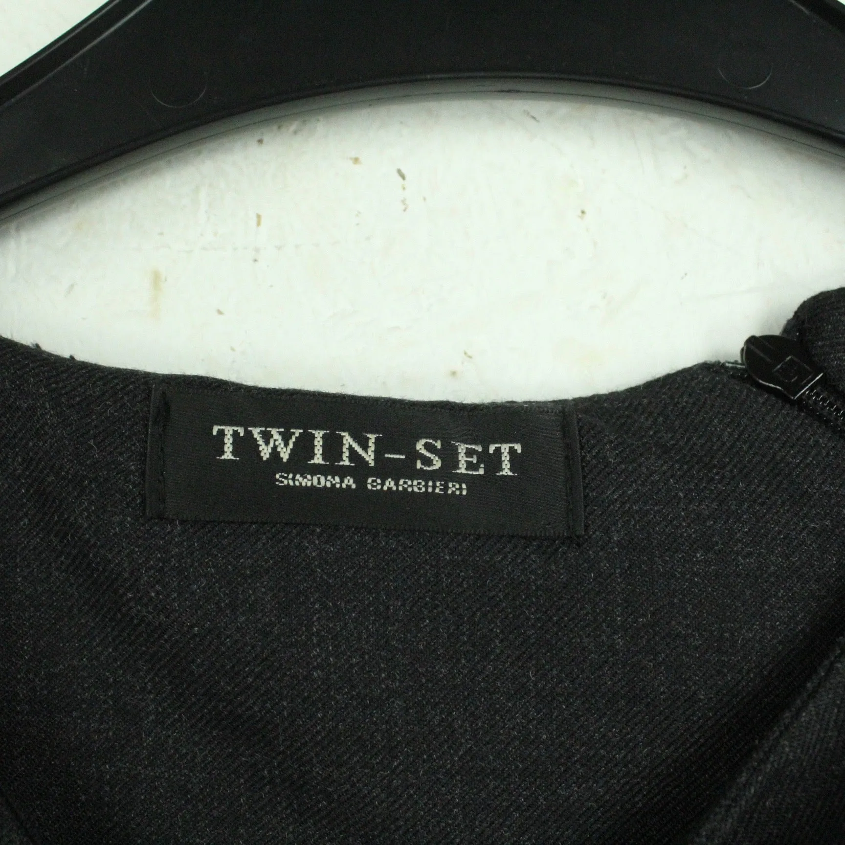 Second Hand TWIN SET SIMONA BARBIERI Kleid Gr. S anthrazit (*)