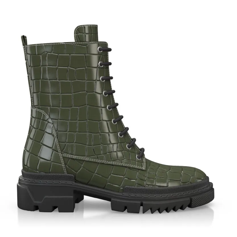 Stiefeletten mit robuster Sohle 10219