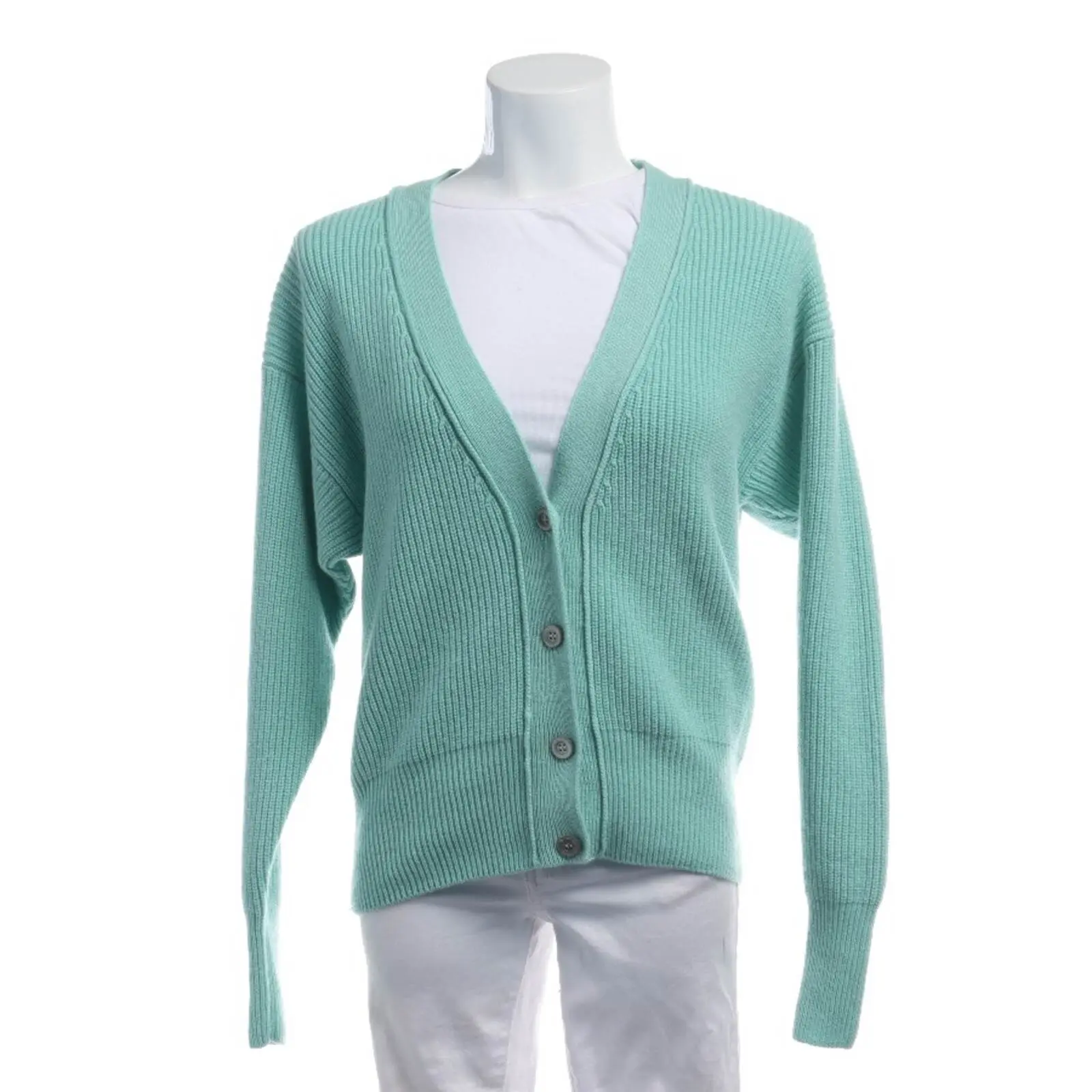 Strickjacke S Hellblau