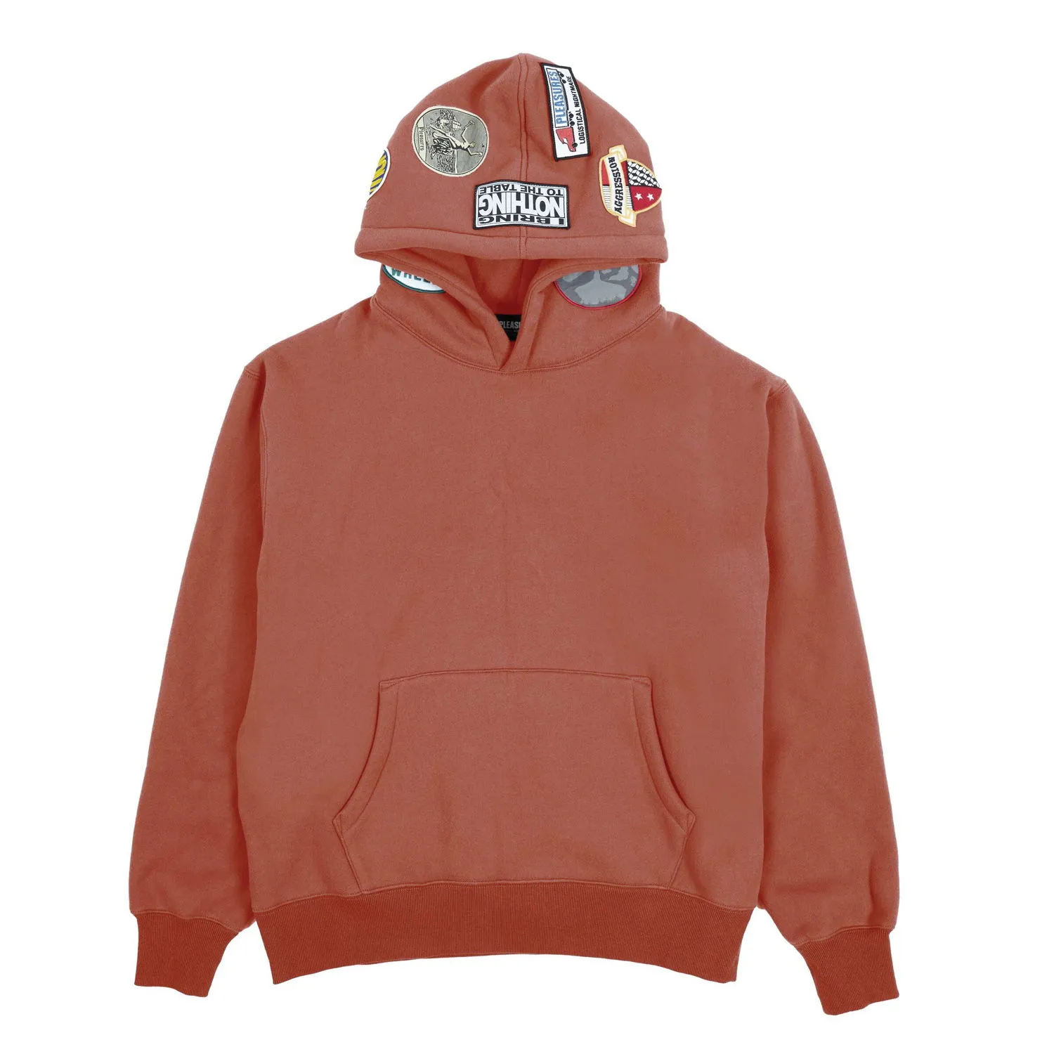 Sweatshirt Pleasures Worms Hoodie P23F022-RUST