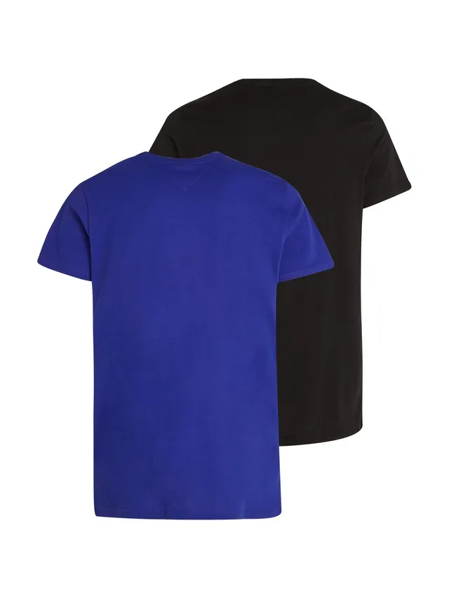 Tommy Jeans Plus T-Shirt »TJM XSLIM 2PACK JERSEY TEE EXT«, Markenstickerei online shoppen | Jelmoli-Versand