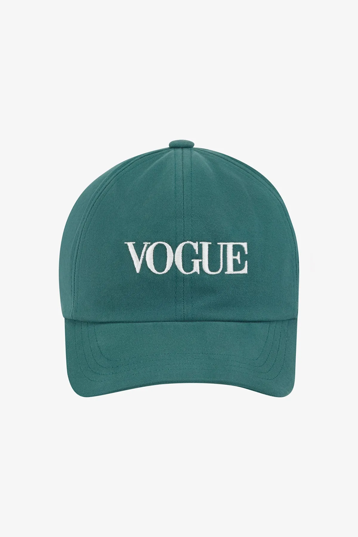 VOGUE Cap Grün mit Logo-Stickerei